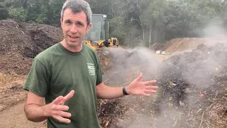 How We Turn Food Scraps into Compost in 90 days - Veteran Compost Facility Tour