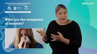 ARPHS Measles Information - NZ Sign Language