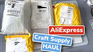 Big AliExpress Stamp HAUL Unpacking Orders Cutting Dies Craft Supply