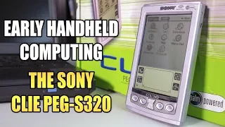 Early handheld computing - unboxing a brand new Sony Clie PDA from 2001