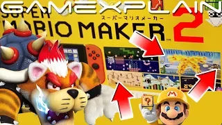 Tons of NEW Super Mario Maker 2 Details Revealed in Japanese Ad! Cat Bowser Confirmed!