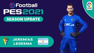 J. LEDESMA face+stats (Cádiz CF) How to create in PES 2021