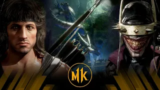 Mortal Kombat 11 - Rambo Vs The Batman Who Laughs (Very Hard)