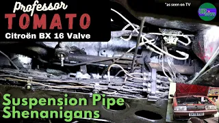 PROFESSOR TOMATO ep7: Citroen BX suspension pipe gets its own video!