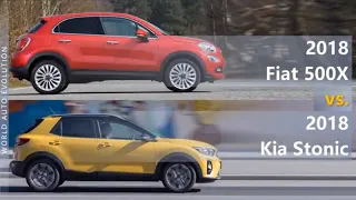 2018 Fiat 500X vs 2018 Kia Stonic (technical comparison)