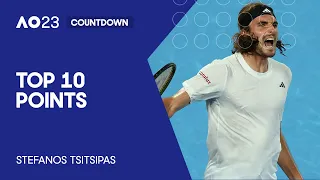 Stefanos Tsitsipas | Top 10 Points | Australian Open 2023