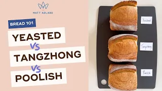 Bread - Yeased, Tangzhong and Poolish recipes