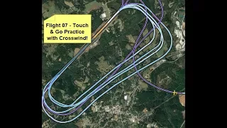 Flight 07 - Touch & Go Landings!  Cessna 172N Skyhawk.