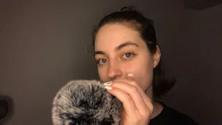 ASMR| whisper ramble with gentle mic tracing ✨