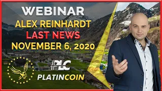 Platincoin webinar 6.11.2020 What has been done and developed, company plans, latest events and news