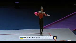 Taisiia Onofriichuk Ball Final 33,800 🥉 - World Cup Baku 2024