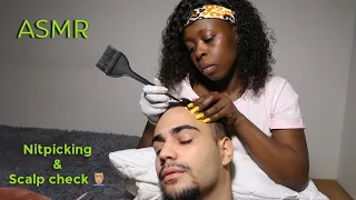 {ASMR} Nitpicking & Scalp Check-Up 💆🏼‍♂️