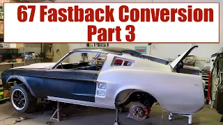 How To Convert a 67 Mustang Coupe to a Fastback  Part 3