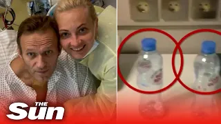 Alexei Navalny's team says Novichok was 'found in water bottle' in hotel room