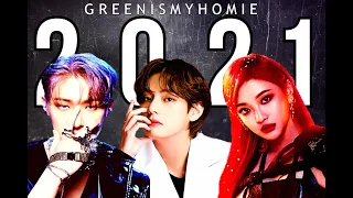 K-POP YEAR END MEGA-MASHUP 2021 | BY GREENISMYHOMIE (150 SONGS)