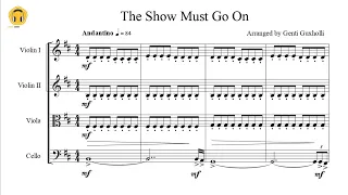 The Show Must Go On by Queen (String Quartet/Sheets)