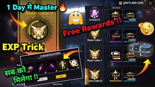 HOW TO CLAIM FREE EMOTE | CRAFTLAND FREE EMOTE CLAIM | ONE DAY COMPLETE | Andheri Free Fire