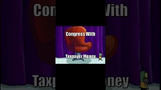 Congress spending habits #politicalmeme #politicalsatire #shorts  #funny #memes