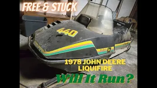 FREE! John Deere Liquifier with a STUCK engine Will It Run???