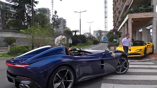 SUPERCARS Monaco - Ferrari Monza SP2, SF90, Bugatti Veyron, Lamborghini Aventador SVJ, GT3RS