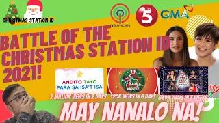 ABS-CBN VS GMA VS TV5 CHRISTMAS STATION ID 2021 COMPARISON!