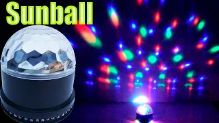 SUNBALL Bola Disco Led cristal ball RGB, efecto de led disco wahrgenomen