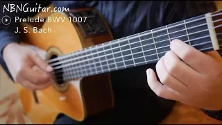 Prelude in D, BWV 1007 | Johann Sebastian Bach | NBN Guitar