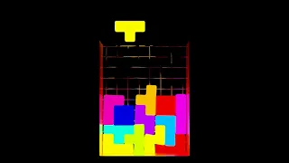 Tetris Softbody: Glow in the Dark(SATISFYING)