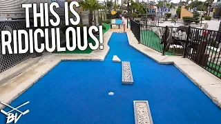 THE HARDEST MINI GOLF HOLE WE'VE EVER SEEN!