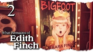 Let's Play What Remains of Edith Finch Blind Part 2 - Calvin & Barbara [Edith Finch PC Gameplay]