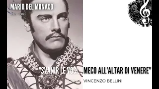 "Svanir le voci...Meco all'altar di Venere" Norma, V. Bellini - Mario Del Mónaco (Best rendition!)