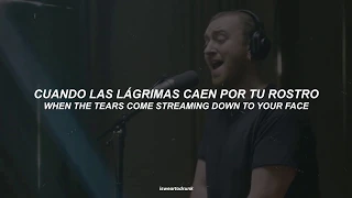 fix you; sam smith (español, inglés)