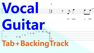 Judas Priest - Before The Dawn Vocal Guitar Tab+BackingTrack