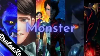 Trollhunters - James lake jr. x Meg & Dia || Monster//DralexZc.