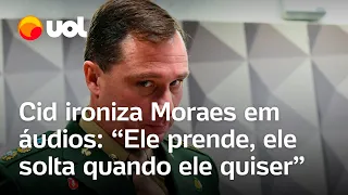 Áudio de Mauro Cid sugere que ele foi coagido por PF e ironiza Moraes: ‘Moraes é a lei’