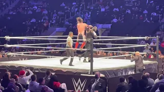 A.J. Styles vs. Omos  WWE Live Holiday Tour. 12/26/2021 #wwe #madisonsquaregarden #ajstyles #omos