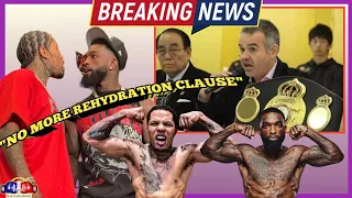 BREAKING UPDATE: "CANCELED" GERVONTA DAVIS VS FRANK MARTIN REHYDRATION CLAUSE RETRACTED BY WBA !