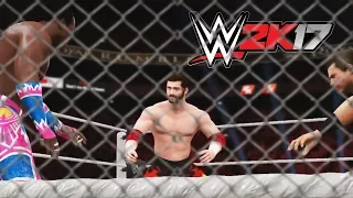 CAGED BEASTS - WWE 2K17 Gameplay