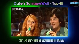 Cindy und Bert  - Wenn die Rosen erblühen in Malaga -1975 ZDF Hitparade