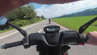 Peugeot Speedfight 4 125er Vespa PX200gs Ducati Monster Tour von Filderstadt nach Sulzberg Part 2