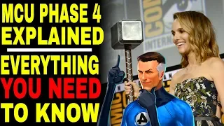 Marvel Phase 4 EXPLAINED - Black Widow, Eternals,  Loki, And More