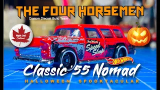 Hot Wheels Classic '55 Nomad (267) Four Horsemen Halloween custom