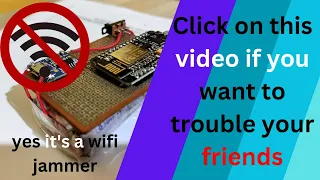 DIY WIFI JAMMER AT HOME I ONLY 200RS NodeMCU ESP8266 l @b1ashazinamdar444