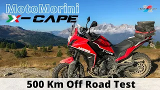 MOTO MORINI X-CAPE 650 OFF ROAD TEST - Prime impressioni di guida