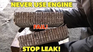 NEVER, NEVER, NEVER..put Radiator Stop leak in.  your vehicle!!!...Heater Core Cut Open