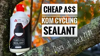 KOM Cycling Tire Sealant Review - Cheap and Good?