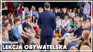 Wrocław: Lekcja Obywatelska Marszałka Sejmu, 17 maja 2024 r.