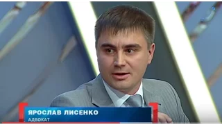 Адвокат Ярослав Лисенко на передачі "Стосується кожного" на ІНТЕРІ