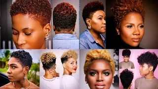 90 + Stunning Natural Hair Ideas For Black Women Short Hair Styling  |Short Hairstyles & Haircuts