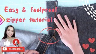 FRONT FLY ZIPPER TUTORIAL | Sewing Basics and Techniques